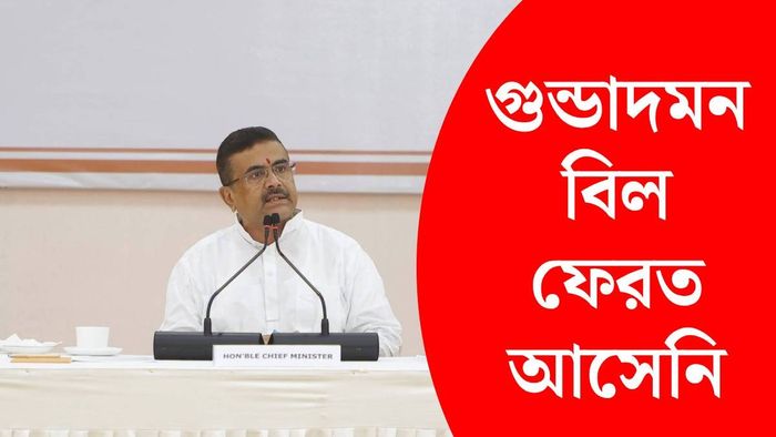 গুন্ডাদমন বিল ফেরত আসেনি বলে জানালেন শুভেন্দু অধিকারী (ছবি: ফেসবুক)