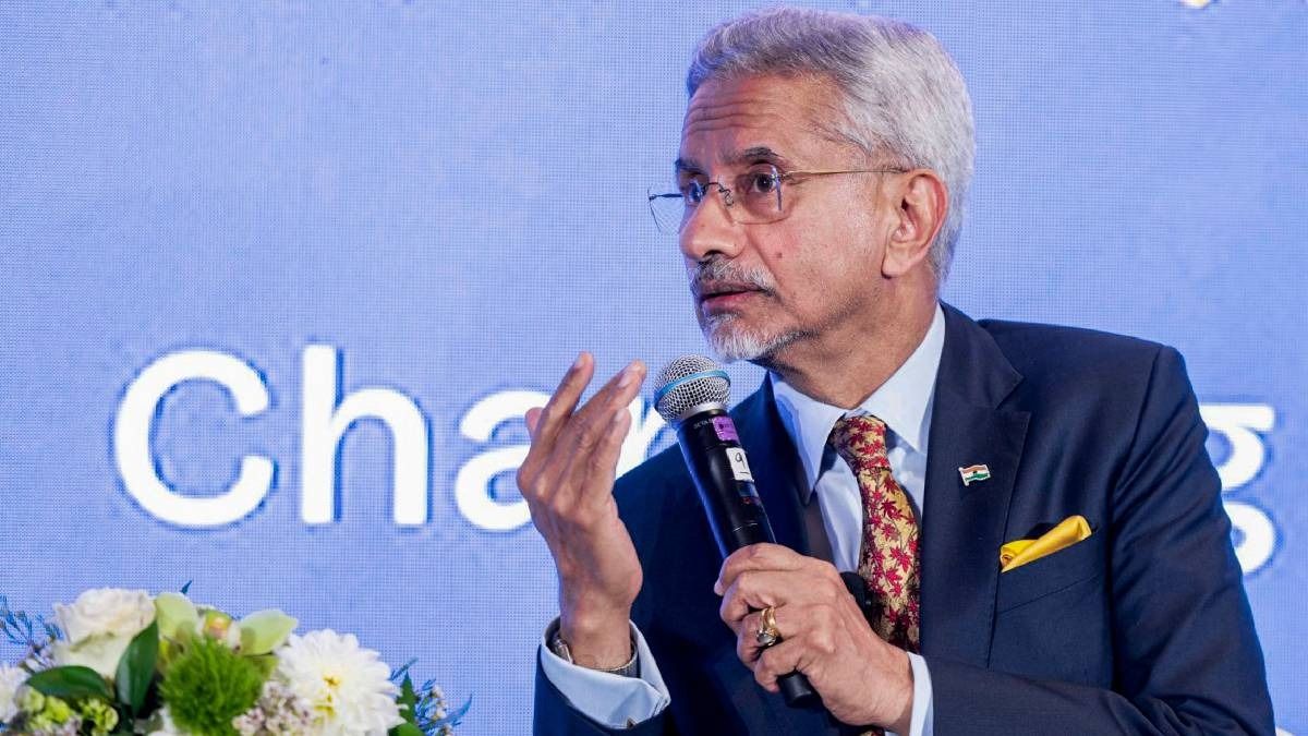 পাকিস্তানি সাংবাদিককে পাল্টা দিল জয়শঙ্কর (ছবি: পিটিআই)