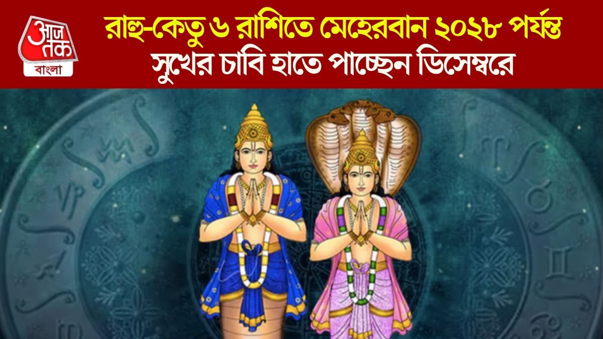 ডিসেম্বরে রাহু-কেতুর ডাবল ধামাকা, ২০২৮ পর্যন্ত ৬ রাশিকে সাফল্যের চূড়ায় বসাবে