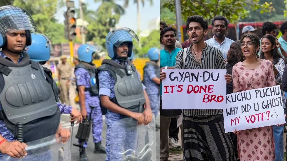 CJP,  AISA, SFI, AAP, কংগ্রেস, মুম্বই থেকে দিল্লি, জ্ঞানেশের ইস্তফা চেয়ে দেশজুড়ে প্রতিবাদ শুরু