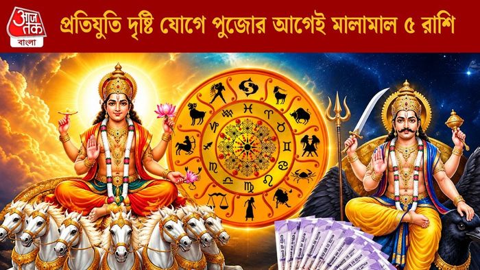 প্রতিযুতি দৃষ্টি যোগে পুজোর আগেই মালামাল ৫ রাশি