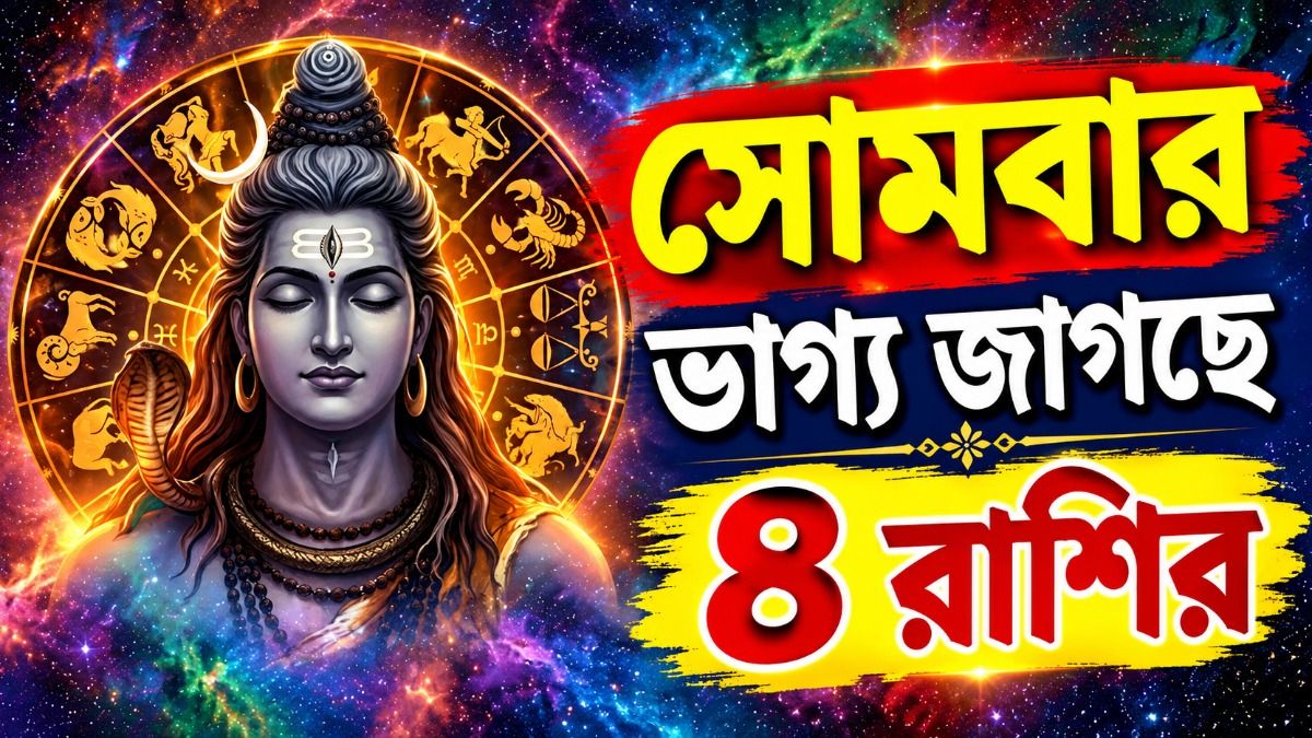 সোমবার ভাগ্য জাগছে ৪ রাশির