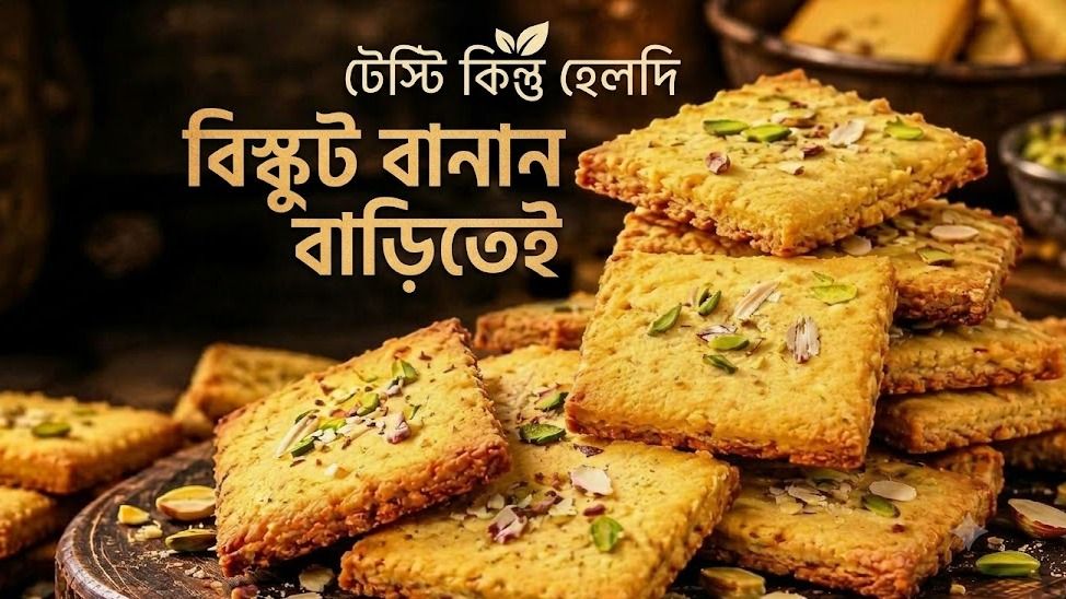 বিস্কুট বানান বাড়িতেই
