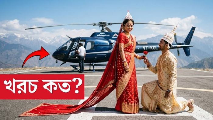 এক ঘণ্টার জন্য একটি হেলিকপ্টার ভাড়া করতে ঠিক কত টাকা লাগে?