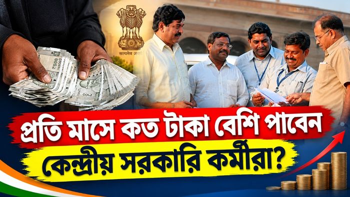 প্রতি মাসে কত টাকা বেশি পাবেন কেন্দ্রীয় সরকারি কর্মীরা?