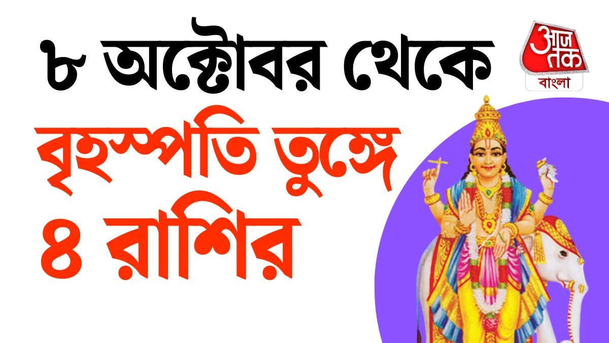 8 October থেকে দেবগুরু সদয় Lucky 4 রাশিতে, পড়ুন Jupiter Money Horoscope 