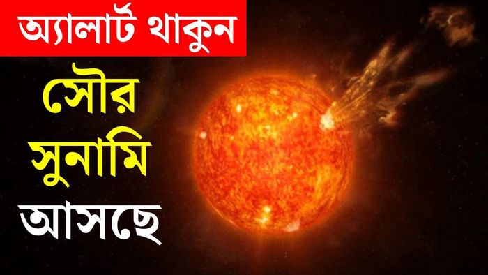 ধেয়ে আসছে সৌর সুনামি
