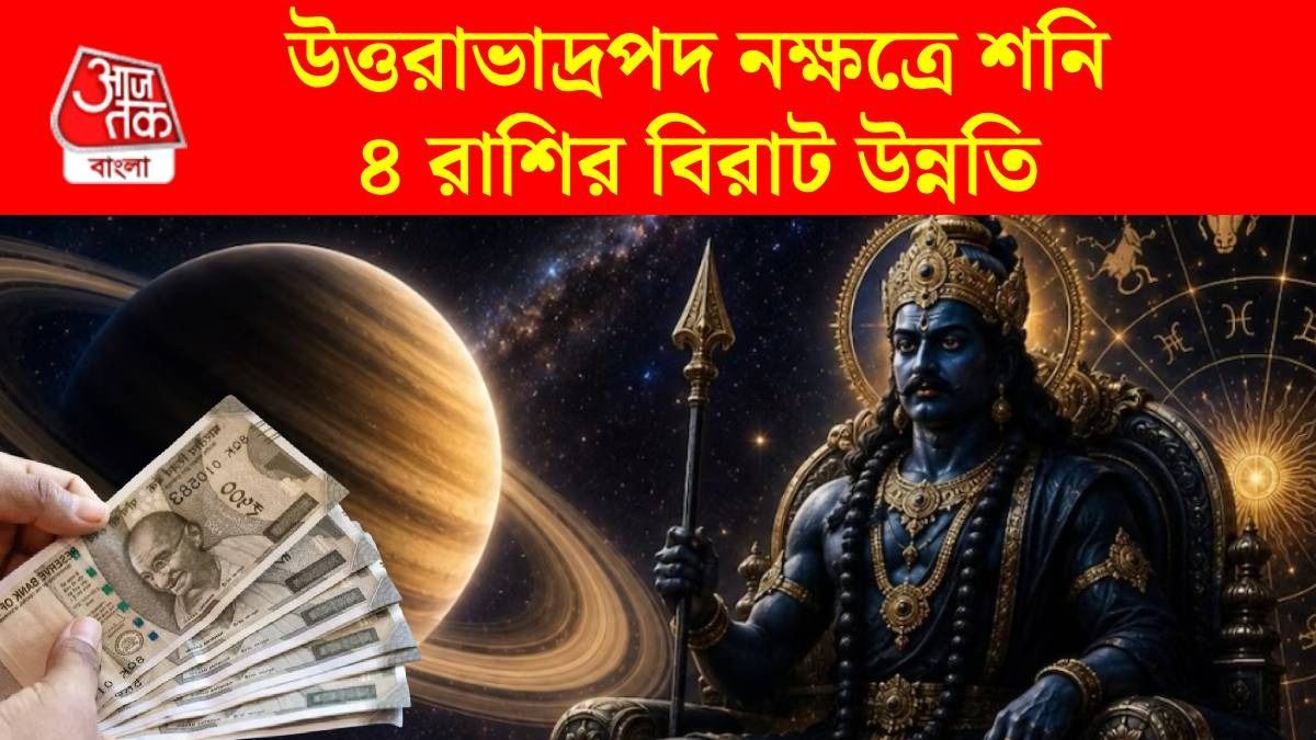 নক্ষত্র পরিবর্তন করেছেন শনি, আগামী ৪ মাস চাকরি, ব্যবসায় উন্নতি ৪ রাশির, প্রচুর অর্থলাভ