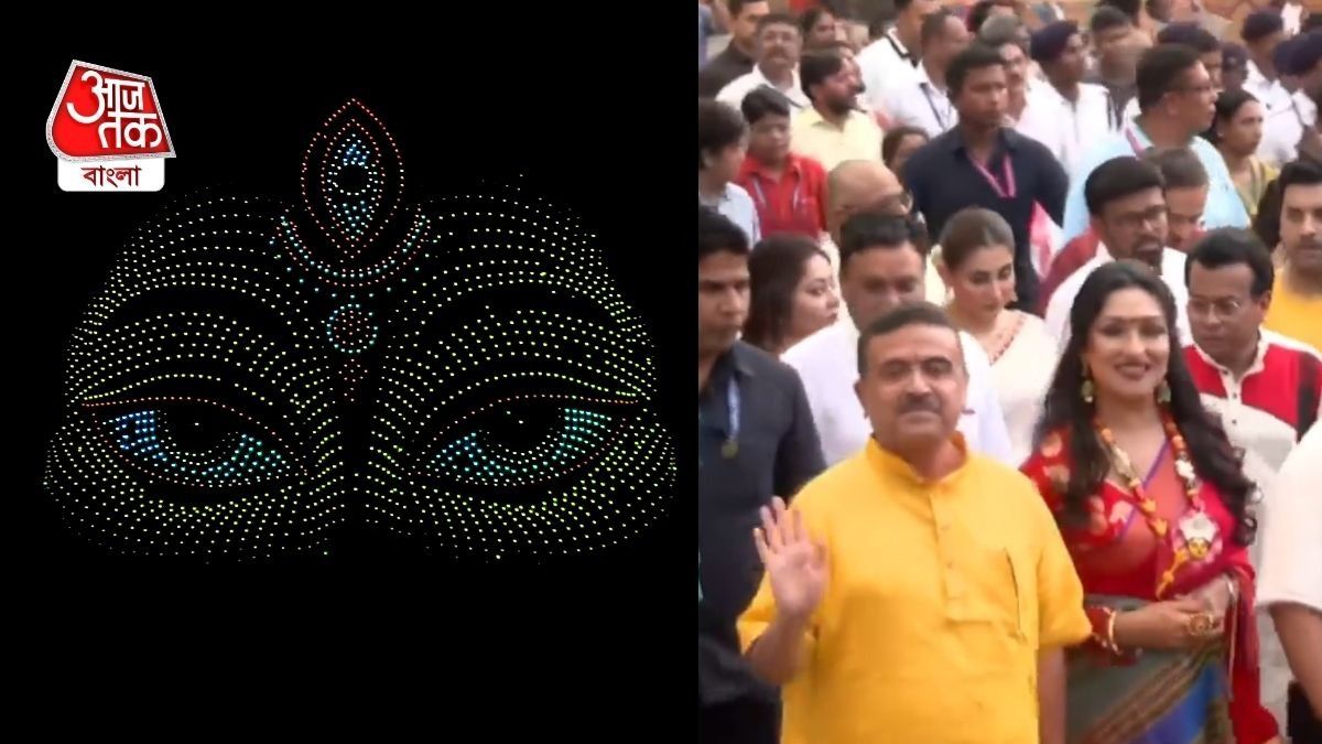 ইডেনে ড্রোন-শো, বাদ্যে শান্তনু, গানে শান, জমজমাট মহালয়া উদযাপন