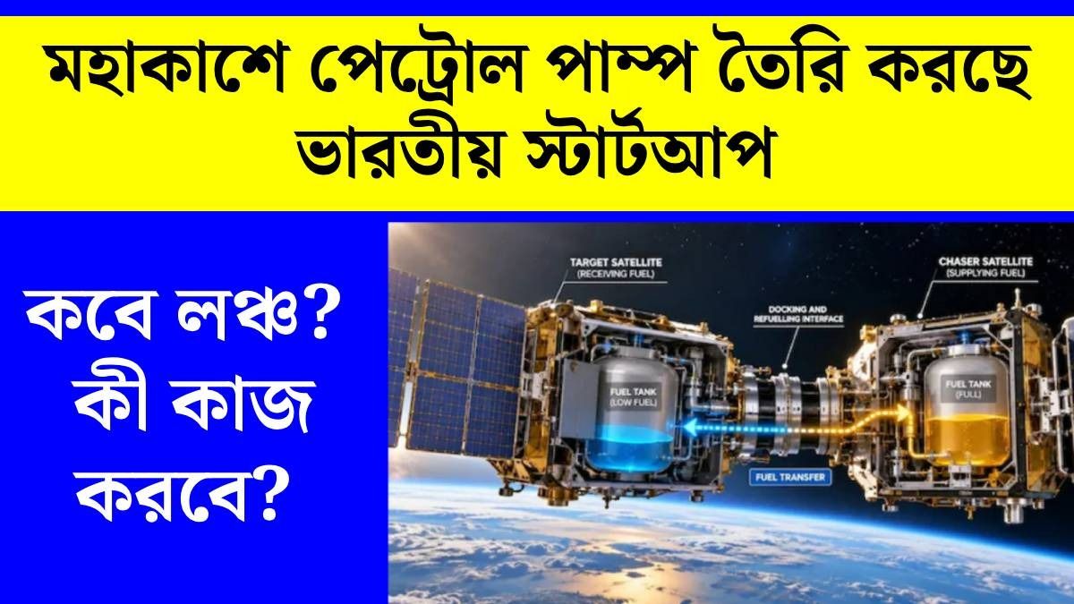 মহাকাশেই পেট্রোল পাম্প বানাচ্ছে ভারতীয় কোম্পানি, কীভাবে কাজ করবে? বিস্তারিত