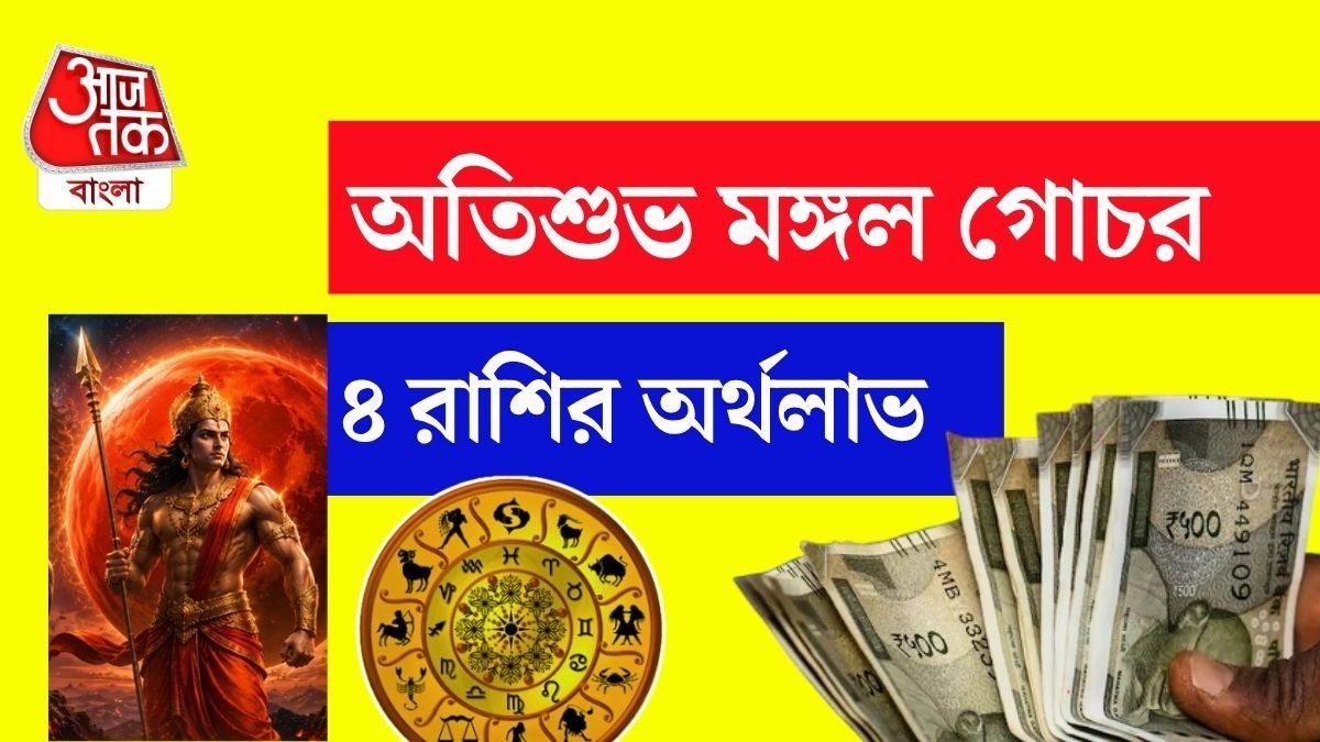 ১২ নভেম্বর মঙ্গল গোচর, ৪ রাশির গোল্ডেন টাইম স্টার্ট, ইনকাম বাড়বে