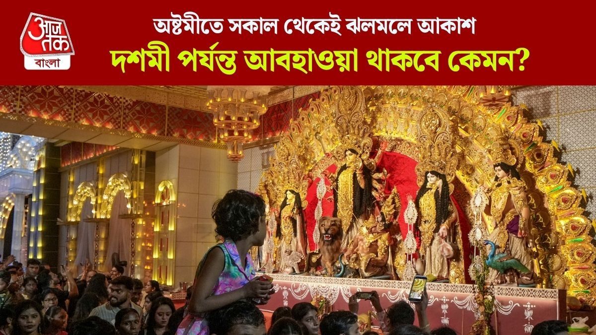 মহাষ্টমীর রাতে ভ্যাপসা গরম, নবমীতে কি তাহলে বৃষ্টি? আবহাওয়ার আপডেট