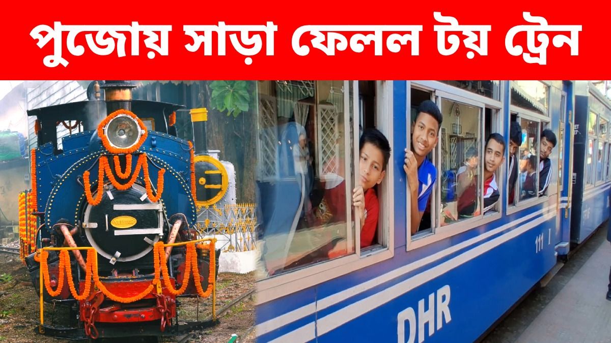 পুজোয় টয় ট্রেনে লক্ষ্মীলাভ রেলের, ২১ দিনেই কোষাগারে ঢুকল ১.৪১ কোটি