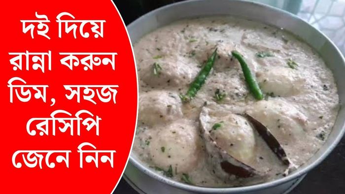 দই ডিম রেসিপি