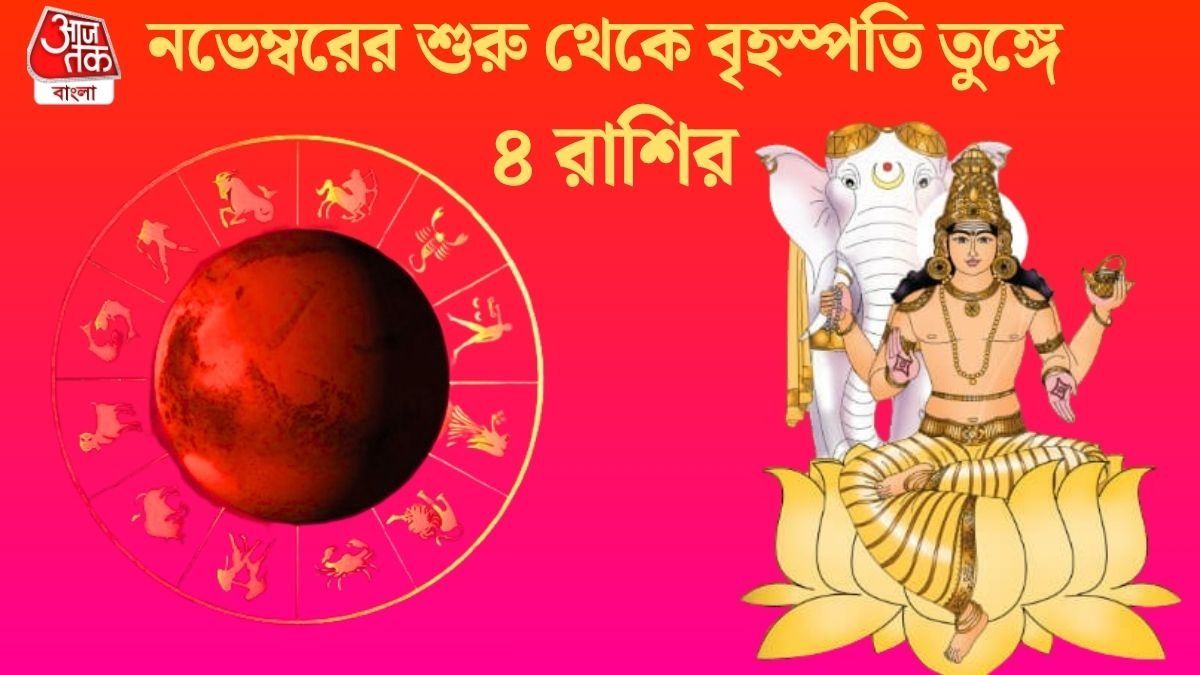  ৩১ অক্টোবর চাল বদলাচ্ছেন গুরু বৃহস্পতি, আগামী ৩ মাস সোনায় সোহাগা ৪ রাশির