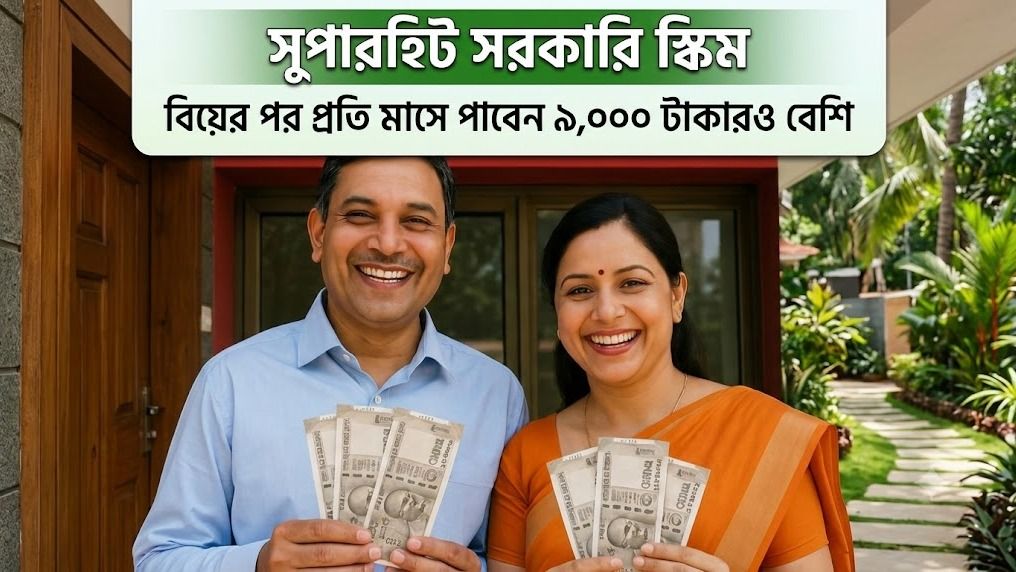  বিয়ের পর প্রতি মাসে পাবেন  ৯,০০০ টাকারও বেশি