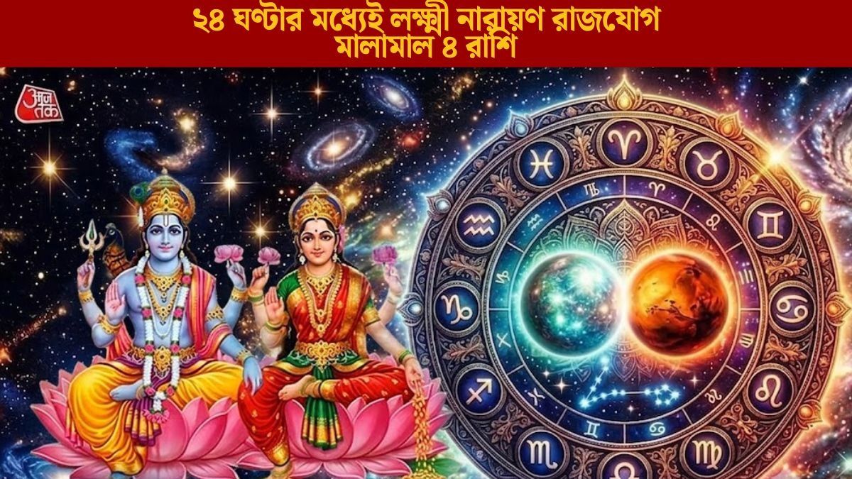 তৈরি হচ্ছে  লক্ষ্মী নারায়ণ রাজযোগ, বড় সাফল্য নিশ্চিত ৪ রাশির
