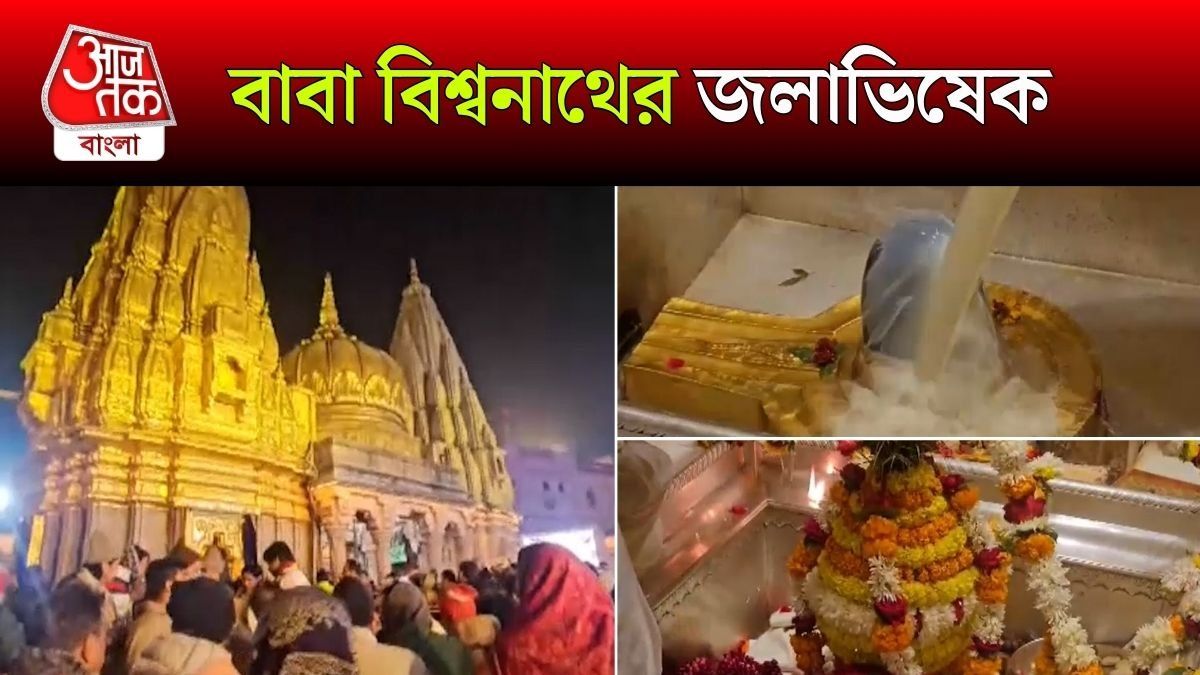 New Year 2026 এর প্রথম দিনে Kashi Vishwanath Mandir এ জলাভিষেক, দেখুন Video 