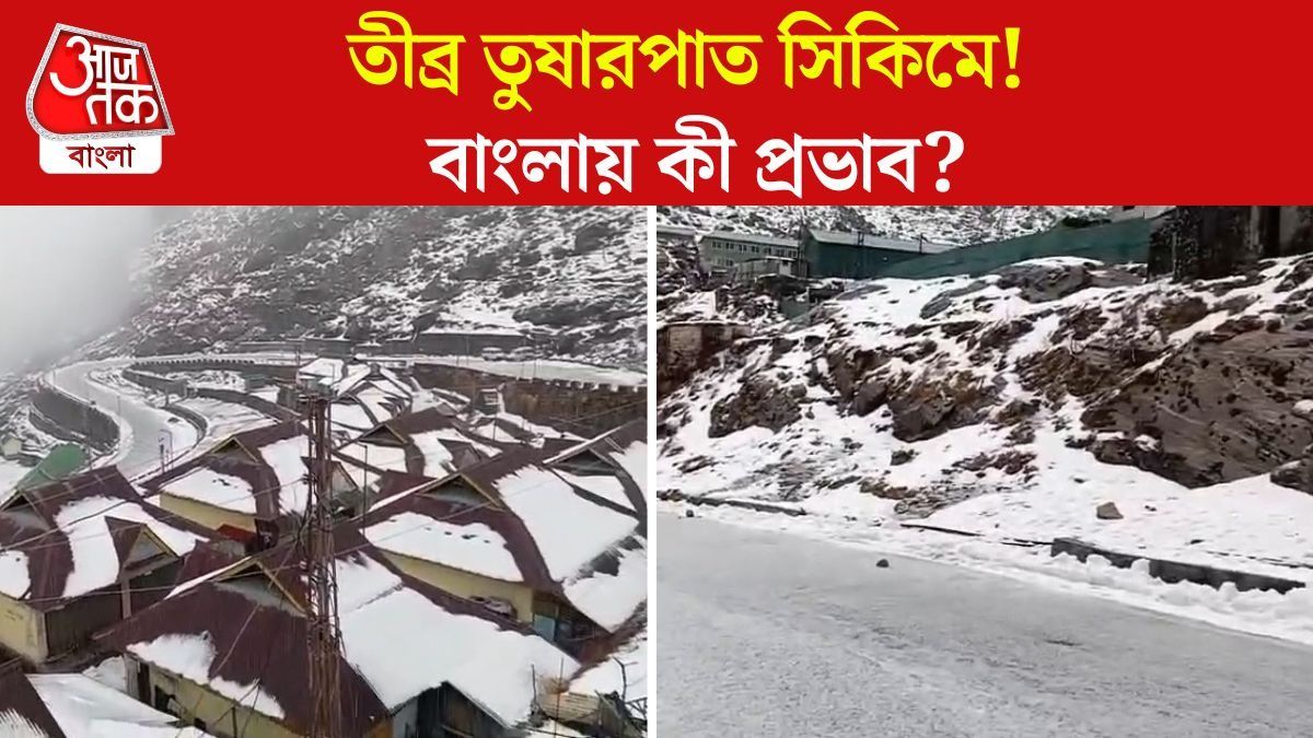massive snowfall in sikkim 