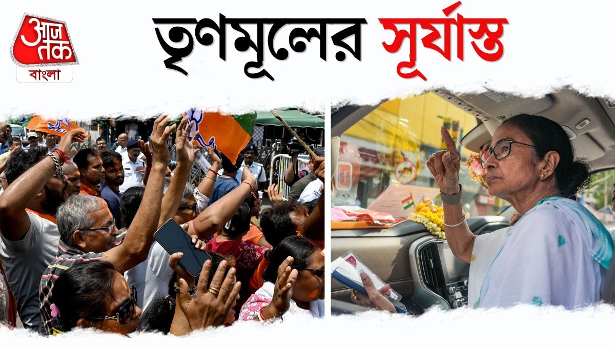 সূর্যাস্তেও Result ঘুরল না, 100 আসনও পেরোচ্ছে না TMC, 200 পার BJP