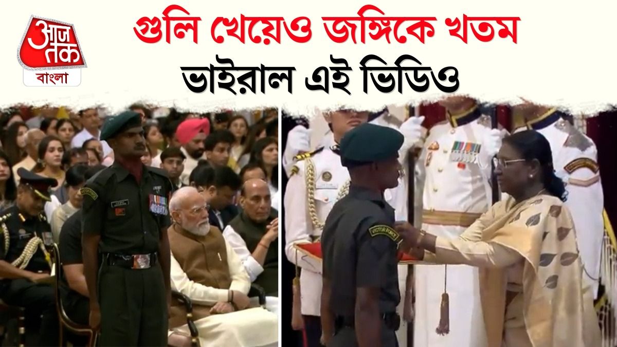 মুখে গুলি লাগলেও জঙ্গিকে খতম করেছেন, Kirti Chakra পেলেন Lance Naik Meenatchi Sundaram A 