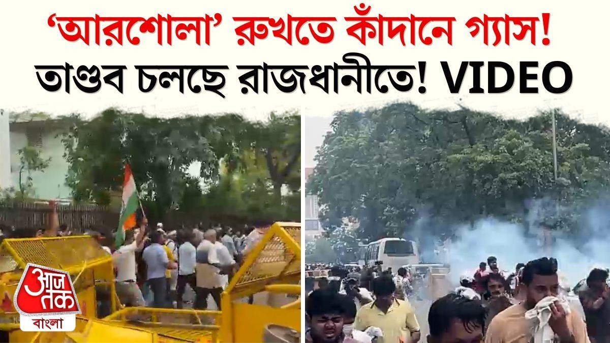 আরশোলাদের রুখতে কাঁদানে গ্যাস, দেদার লাঠিচার্জ! উত্তাল পরিস্থিতি