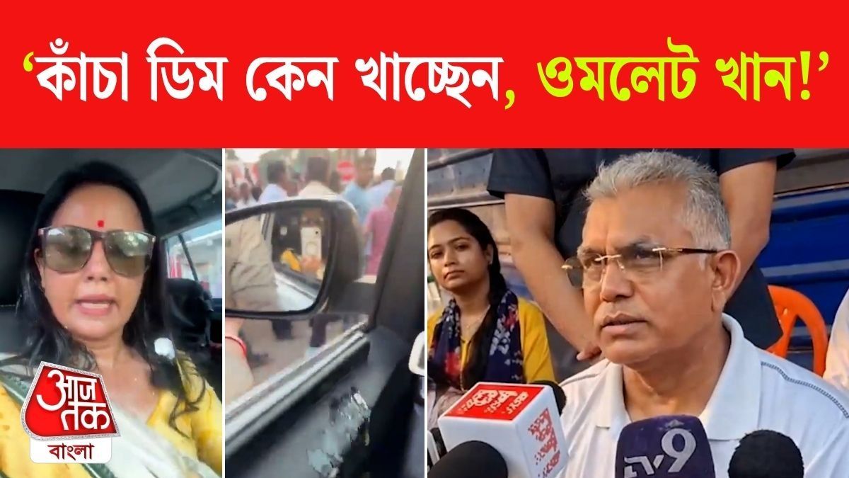 Dilip Ghosh Reaction On Egg Pelting On Mahua Moitra