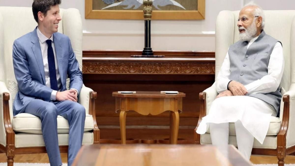 भारत दौरे पर Sam Altman ने प्रधानमंत्री Narendra Modi से की मुलाकात भारत दौरे पर Sam Altman ने प्रधानमंत्री Narendra Modi से की मुलाकात