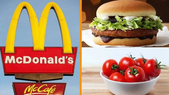 McDonald's ने बर्गर से टमाटर को हटाया   McDonald's ने बर्गर से टमाटर को हटाया