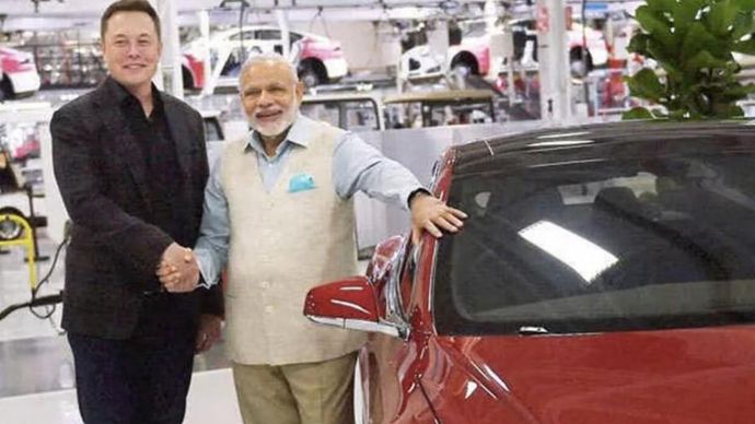 Tesla होगी Make In India, 20 लाख के करीब की होगी कार Tesla होगी Make In India, 20 लाख के करीब की होगी कार