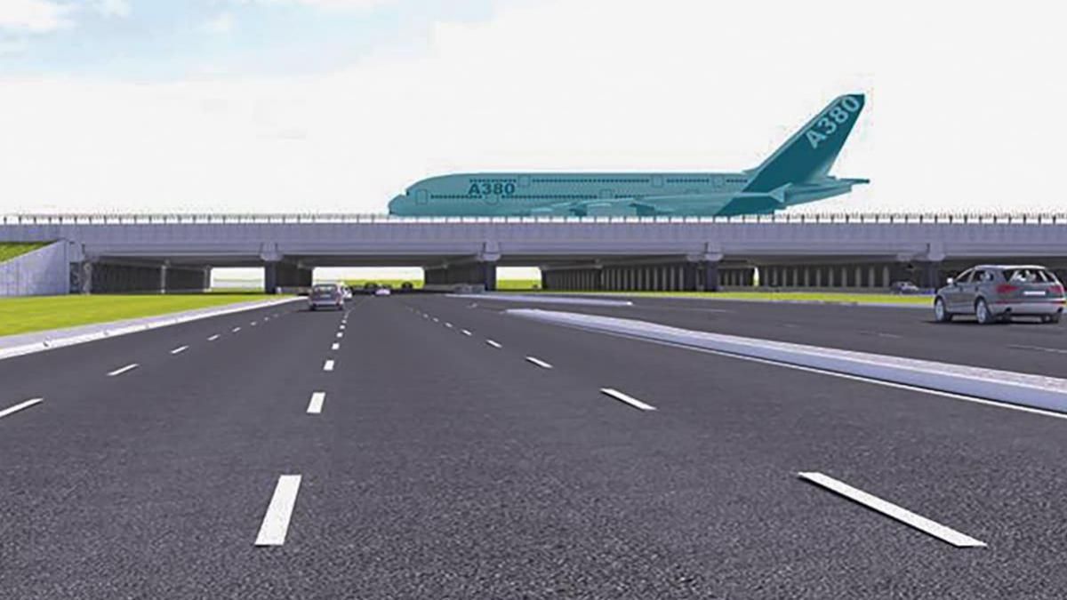 Delhi Airport पर आज से शुरू हो गया Elevated TaxiWay