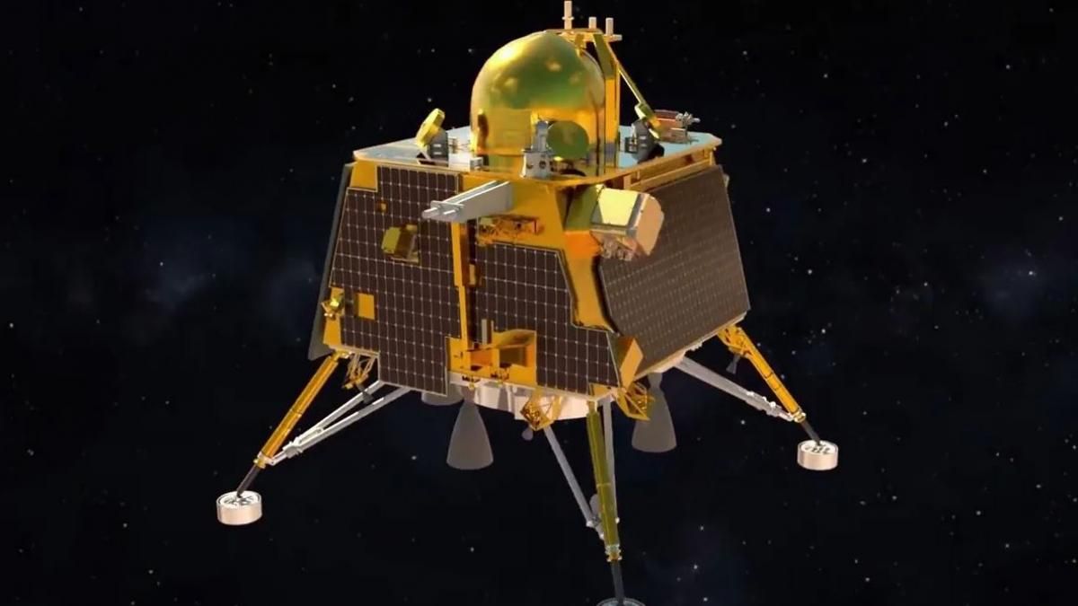 अंतरिक्ष यान से अलग हुआ लैंडर