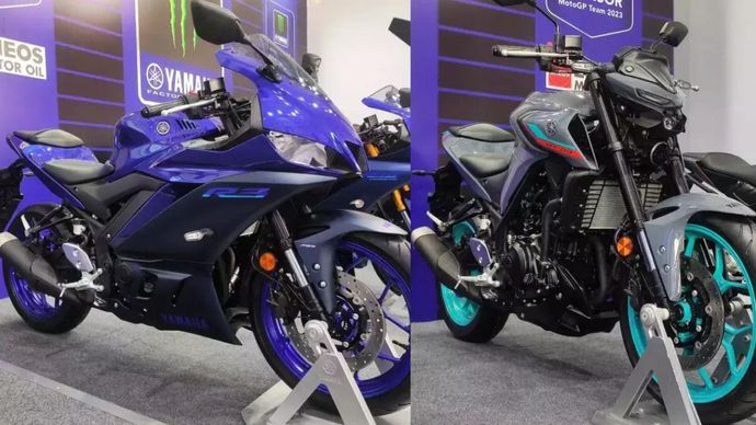 देश मे हुई पहली भारतीय MotoGP रेस के मौके पर Yamaha ने अपनी नई R3 और MT-03 को शोकेस किया था देश मे हुई पहली भारतीय MotoGP रेस के मौके पर Yamaha ने अपनी नई R3 और MT-03 को शोकेस किया था