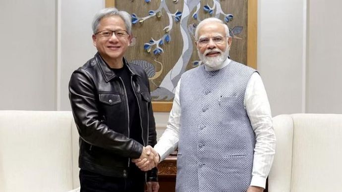 Nvidia के CEO से मिले PM मोदी Nvidia के CEO से मिले PM मोदी