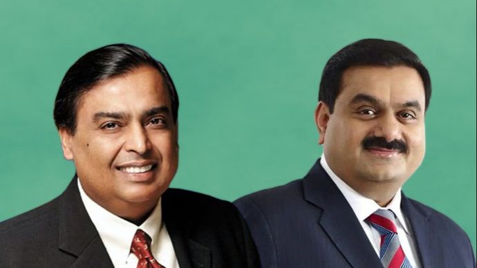 भारत के दो अरबपतियों के बीच नंबर 1 की रेस जारी है भारत के दो अरबपतियों के बीच नंबर 1 की रेस जारी है