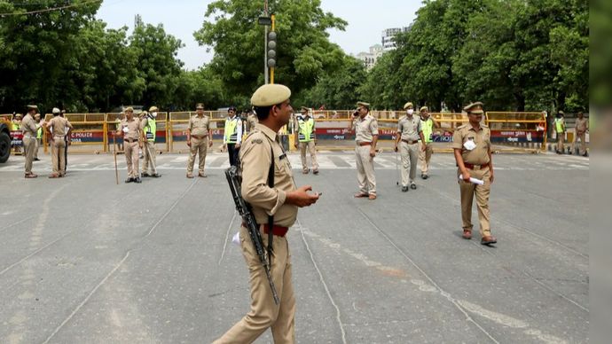 अयोध्या में राम मंदिर प्राण प्रतिष्ठा समारोह के मद्देनजर गौतमबुद्ध नगर पुलिस अलर्ट मोड पर है
