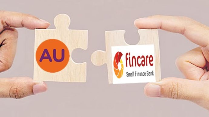 एयू स्मॉल फाइनेंस बैंक और फिनकेयर एसएफबी का विलय 1 अप्रैल, 2024 से प्रभावी एयू स्मॉल फाइनेंस बैंक और फिनकेयर एसएफबी का विलय 1 अप्रैल, 2024 से प्रभावी