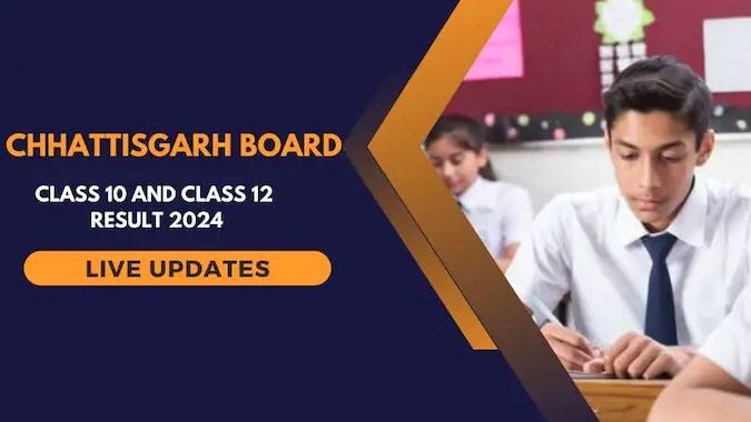 CGBSE ने आज यानी 9 मई को 2024 कक्षा 10वीं और 12वीं बोर्ड परीक्षा के नतीजे घोषित कर दिए हैं Students can also check their result through SMS.