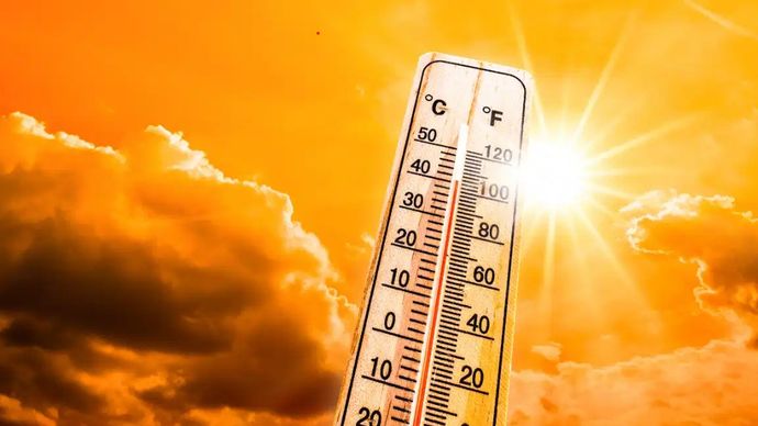 Delhi-NCR में सोमवार को अधिकतम तापमान 43.4 डिग्री सेल्सियस दर्ज किया गया