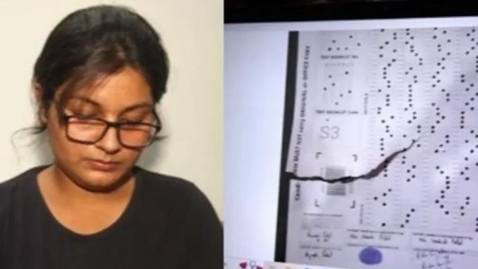 अभ्यर्थी आयुषी पटेल ने परिणाम से नाराजगी जताते हुए दावा किया कि मेडिकल प्रवेश परीक्षा में उसे 715 अंक मिलने चाहिए अभ्यर्थी आयुषी पटेल ने परिणाम से नाराजगी जताते हुए दावा किया कि मेडिकल प्रवेश परीक्षा में उसे 715 अंक मिलने चाहिए