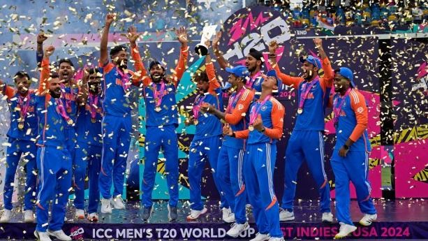 टी20 विश्व कप में विजयी टीम इंडिया