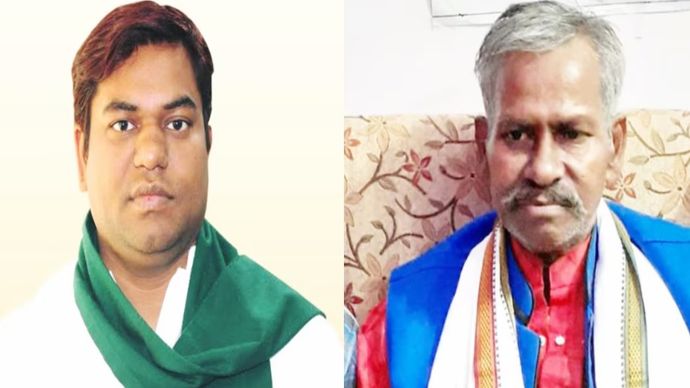 विकासशील इंसान पार्टी के प्रमुख Mukesh Sahani के पिता Jitan Sahani विकासशील इंसान पार्टी के प्रमुख Mukesh Sahani के पिता Jitan Sahani