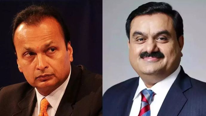 दिग्गज कारोबारी अनिल अंबानी और गौतम अडानी दिग्गज कारोबारी अनिल अंबानी और गौतम अडानी
