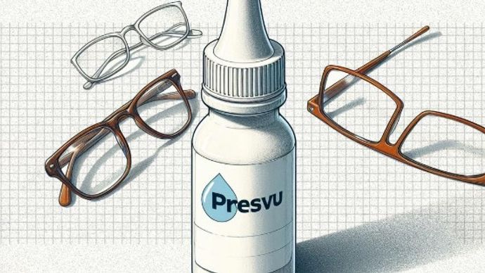 चश्मा हटाने वाली Eye Drop 'PresVu' पर रोक चश्मा हटाने वाली Eye Drop 'PresVu' पर रोक