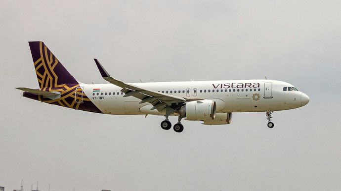 Threatening letter in Vistara plane (File photo) Vistara