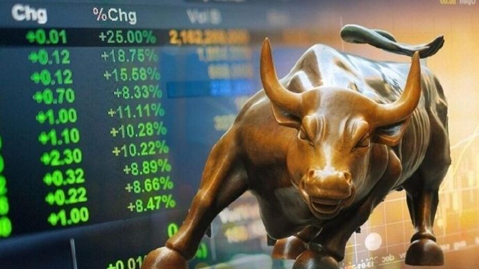 Stock market, bull, Stock market, bull,