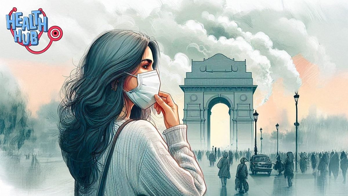 Delhi's AQI 