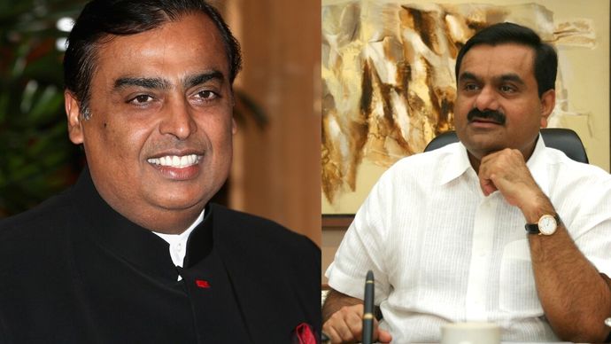 Mukesh Ambani and Gautam Adani Net Worth
