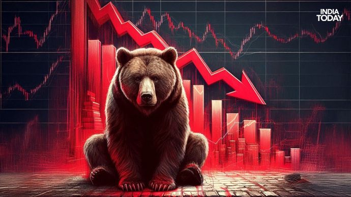 stock market crash today Bear market