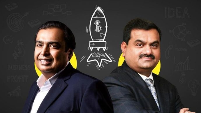 Ambani-Adani Networth